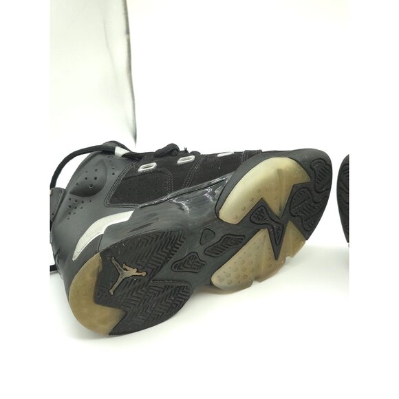 Air Jordan 6 Retro Low GS Sneakers Youth Size 4Y Black/Silver Basketball Shoes - Picture 14 of 14